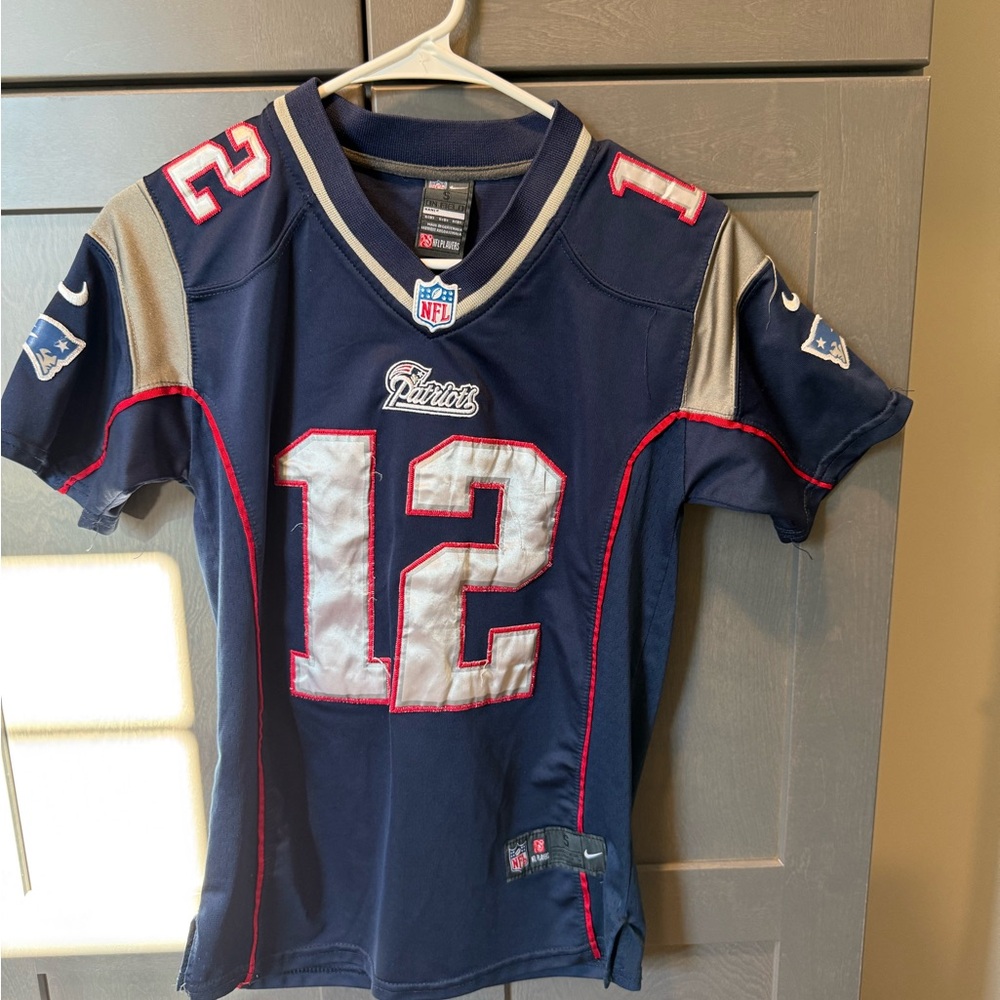NFL Vintage Nike Brady 12 Patriots Jersey